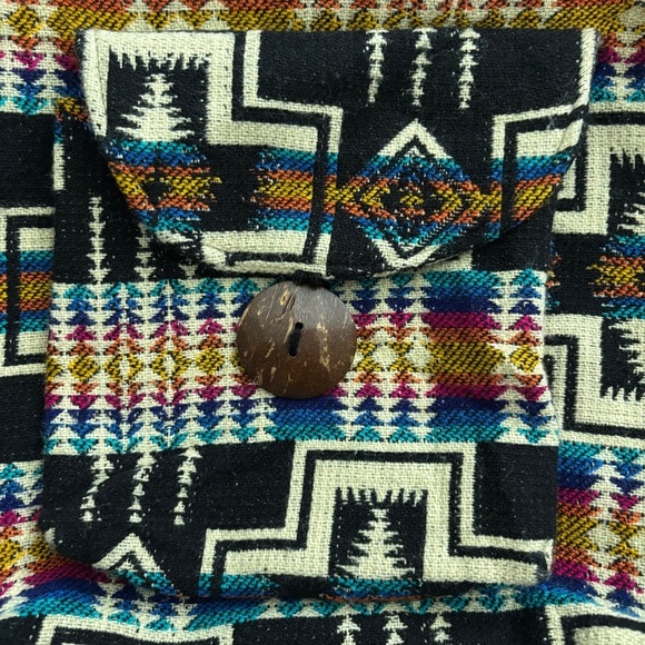 Large Ratan Knit Messenger Crossbody Bag - From Ecuador - Picture 3 of 5